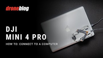DJI Mini 4 Pro - How to Connect to a Computer
