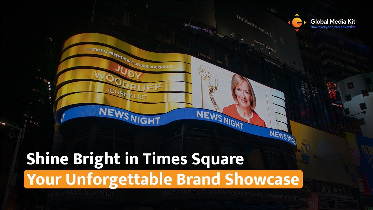 Shine Bright in Times Square: Your Unforgettable Brand Showcase!