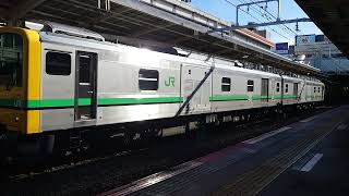 E493系 オク01編成 津田沼駅発車