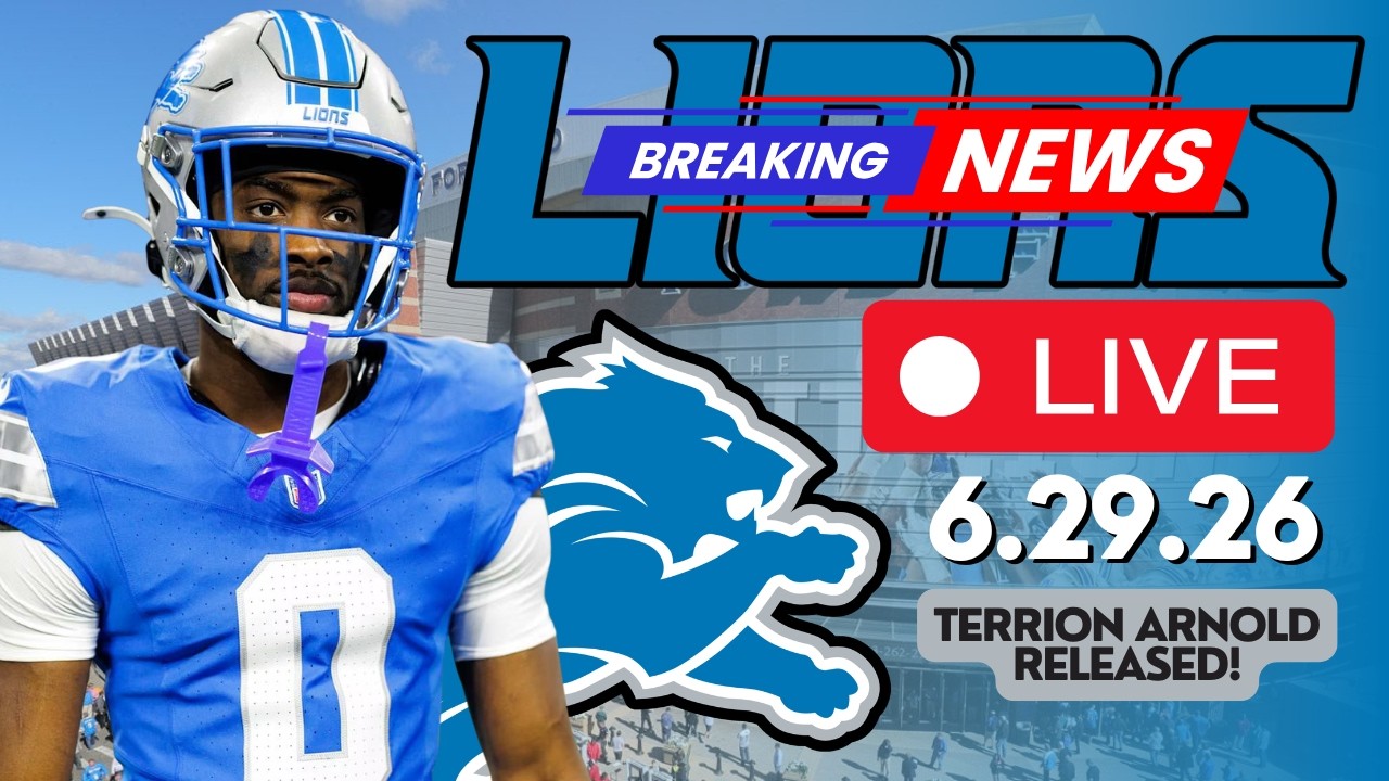 BREAKING NEWS: Detroit Lions RELEASE Terrion Arnold!