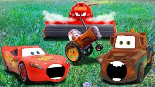 Disney Pixar Cars Lightning McQueen & Mater The Game Tractor Tipping Fun Chased by Frank FULL MOVIE