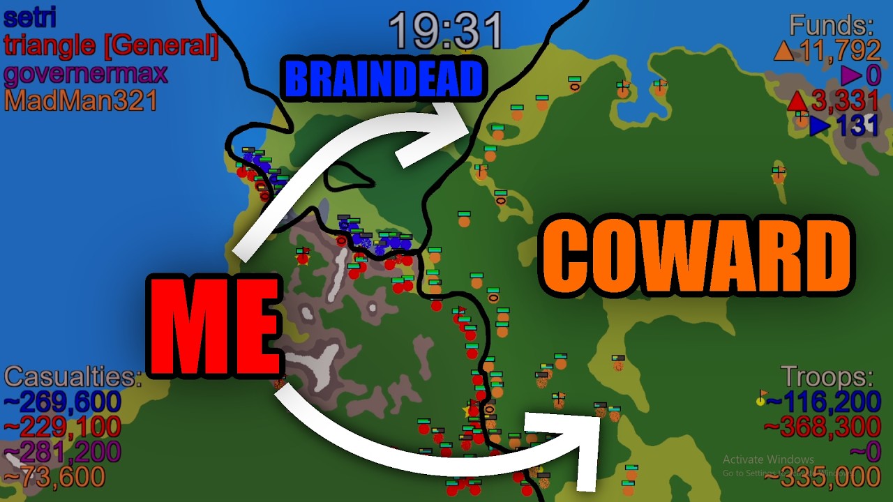 These cheaters thought they could defeat me | War of Dots Timelapse