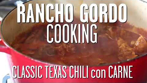 Rancho Gordo: Texas Chili con Carne with Taylor Bo...