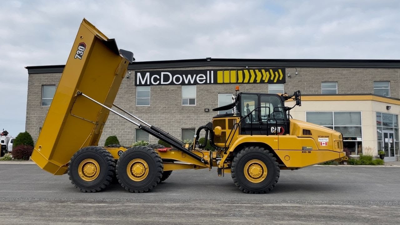 Cat 730 Articulated Dump Truck McDowell B Equipment YouTube cat-730-articulated-dump-truck-mcdowell-b-equipment-youtube