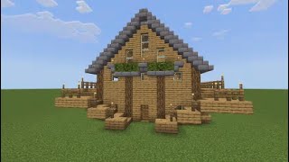 Minecraft: How To Build A Large Wooden Balcony House Tutorial (3 Floors)