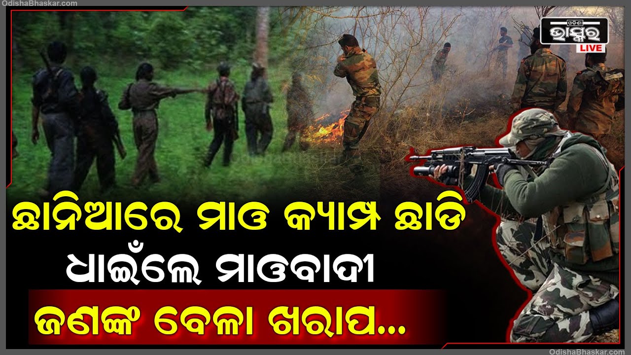 ମାଓ କ୍ୟାମ୍ପରେ ସୁରକ୍ଷା ବାହିନୀଙ୍କ ହଲ୍ଲାବୋଲ...କୁମ୍ବିଂ ଅପରେସନରେ ଢେର ହୋଇଗଲେ ଜଣେ ମାଓବାଦୀ