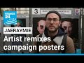 French street artist Jaeraymie remixes presidential campaign posters • FRANCE 24 English