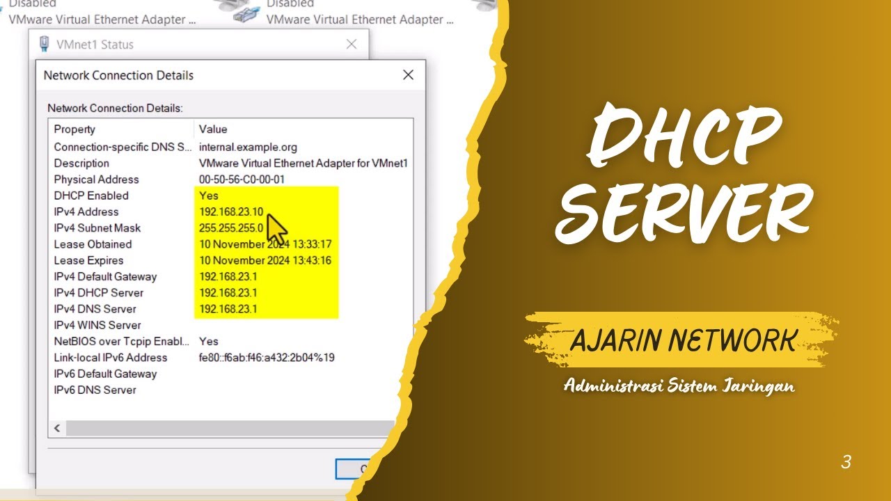 Tutorial Konfigurasi DHCP Server di Linux Debian 10 - YouTube