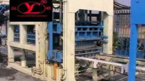 QT12-15 brick hollow block manufacturing plant concrete blocks production line