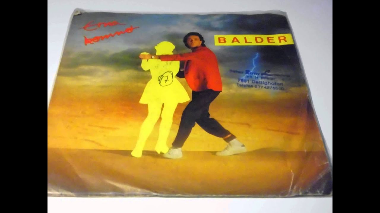BALDER PLAK RECORD 7" BALDER PLAK RECORD 7"