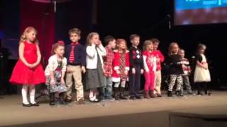 Jake Pre K Christmas Program 2014