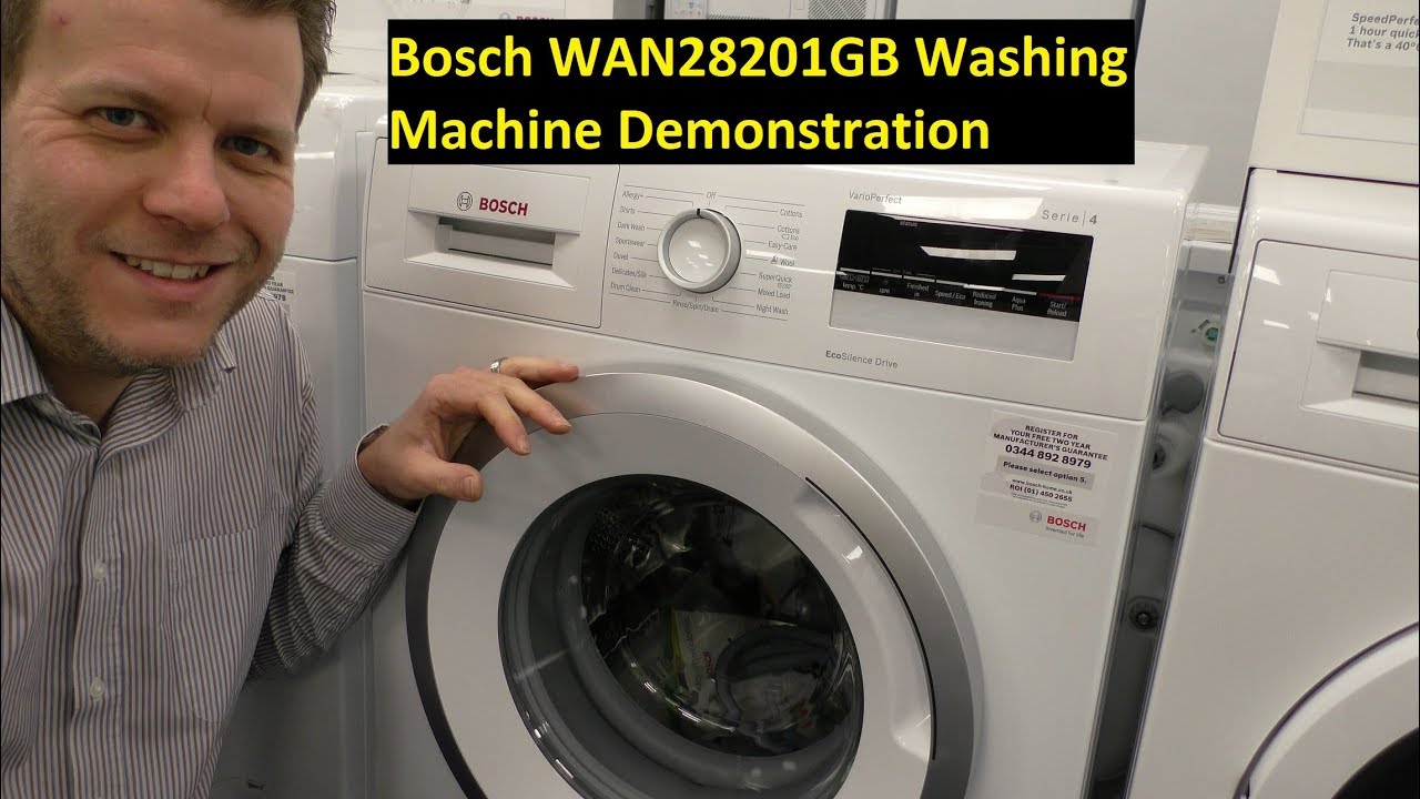 Bosch WAN28201GB 1400 Spin Washing Machine