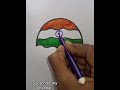 Flag drawing of umbrella official sanjana art shortviral shorts