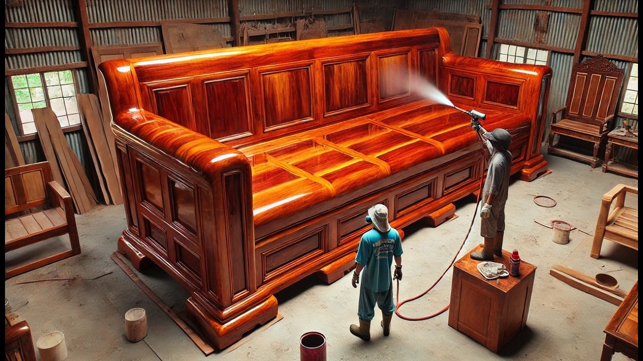 The Beauty of Wood | The Journey of Creating Chair with Exquisite Woodworking Techniques