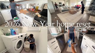 2026 NEW YEAR HOME RESET | CLEAN WITH ME | CLEANING MOTIVATION | MESSY HOUSE