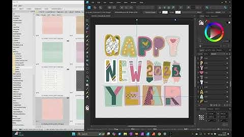 Digi-Scrapping with Affinity - Happy New Year 2025