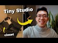 Building the worlds smallest youtube studio tiny closet setup