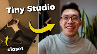 Building the World’s Smallest Youtube Studio (Tiny Closet Setup)