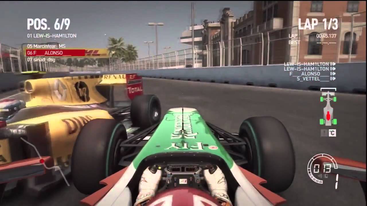 F1 2010 PS3 - Crash Montage with Commentary - YouTube