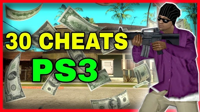 GTA San Andreas Ps2/Ps3/Ps4 Cheat Codes 