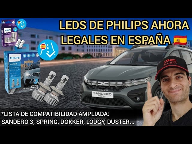 Philips informa de que ya es legal sustituir las luces halógenas de los  coches por sus lámparas LED Retrofit en España