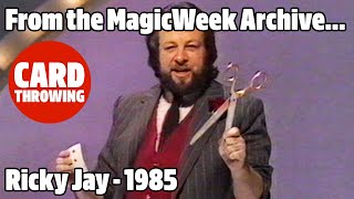 Ricky Jay Card Throwing - 1985