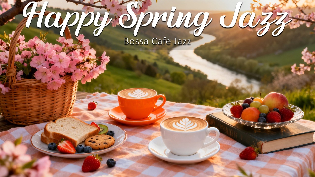 Happy Spring Jazz ~ Relaxing Cafe Jazz Music & Morning Bossa Nova Instrumental for Work, Study