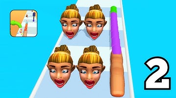 Longest Nail Stack Nail Run 3D - Gameplay Walkthrough Part 2 Level 21-40 (iOS, Android Gameplay)