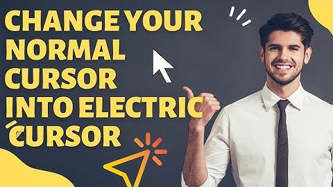 change your normal cursor to electric cursor for free  |Stylish Cursor
