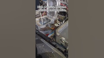 High pressure PU foam cushion cast machine #pumachine #machine #polyurethane #polyurethanemachine