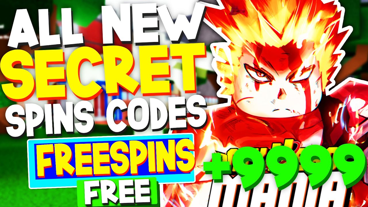 NEW* ALL WORKING SPINS CODES FOR MY HERO MANIA IN 2023! ROBLOX MY HERO  MANIA CODES 