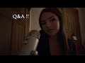 Asmr Q&amp;A answering your questions :) | Asmr respondendo suas perguntas 