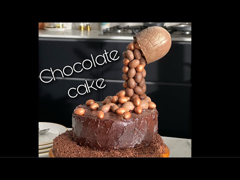 STUNNING ANTI GRAVITY CHOCOLATE CAKE  BEST multi layered chocolate sponge  Food with Chetna