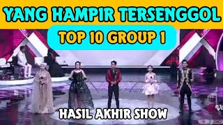 FINAL RESULTS OF LAST NIGHT'S GROUP 1 TOP 10 SHOW DANGDUT ACADEMY 7 | THE ONE WHO WAS ALMOST ELIM...