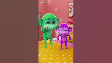 Five Little Monkeys Jumping !! Learn Numbers 1 to 5 - Educational Nursery Rhymes For Kids