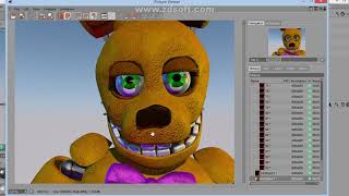 AdriBlack123 on X: [C4D/Fnaf] Springbonnie in the office Map: IDK  Springbonnie: FPR-Corporation port by @/C4Enyel Normal Render //// Render  with CC( Color Correction )  / X
