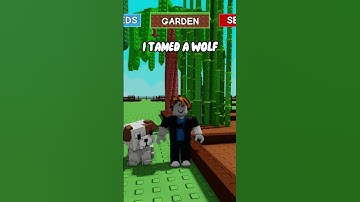 I built a base (Grow a Garden x Minecraft) #roblox #minecraft #growagarden