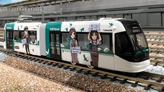 Nゲージ】鉄コレ 富山ライトレール鉄道むすめラッピング - YouTube