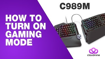 How to Turn On Gaming Mode on the C989M Keyboard