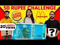 Rs 50 Food Challenge 🤑 || Eating Best INDIAN Street Food 🔥