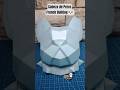 armado de cabeza de Perro French Bulldog #papercraft #dog #frenchbulldog