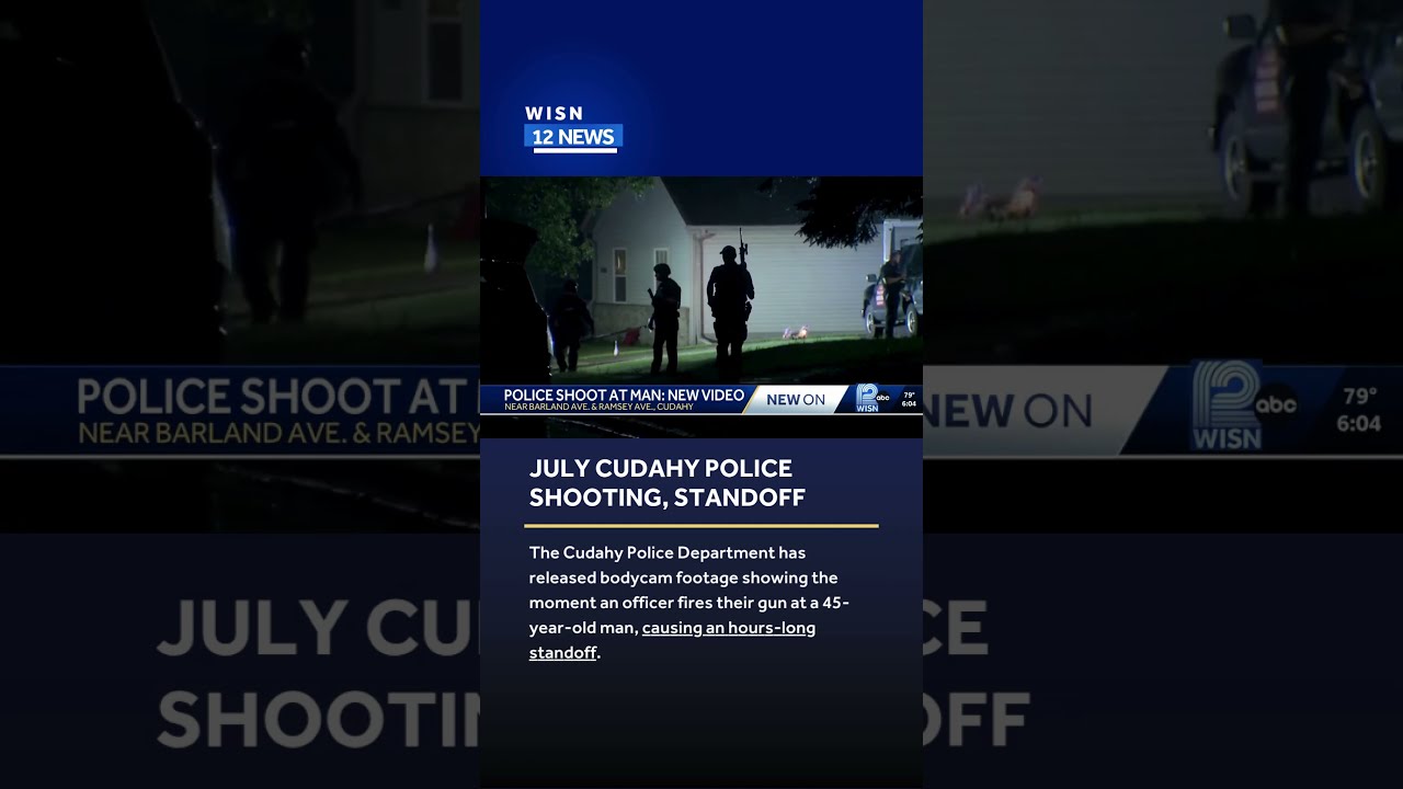 Bodycam Footage Released Of July Cudahy Police Shooting
