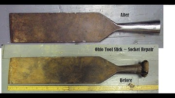 Timber Framing Tools. - A video tutorial on repairing a chisel from Old Sneelocks Workshop
