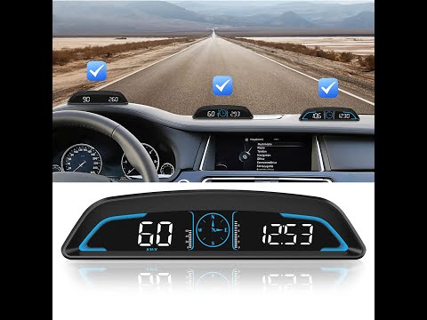 Автомобильный GPS спидометр, одометр "HUD G3" (Часы, Компас, Дисплей 5,5)