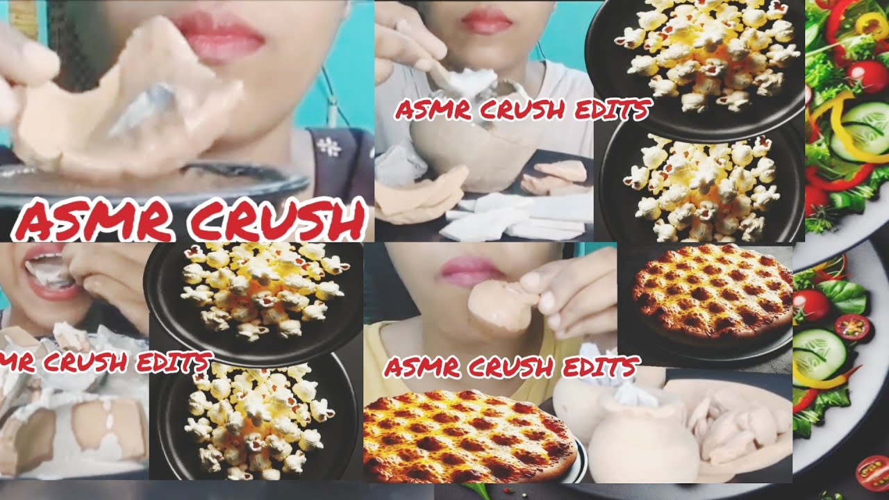 CLAY POTS //MEDUSA EDITS//ASMR EATING SOUND VIDEO//