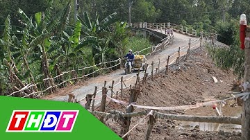 Long An: khắc phục sụt lún đê bao sông Vàm Cỏ Tây | THDT