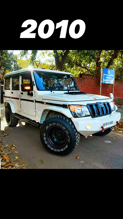 👿Evolution of Mahindra Bolero (2002-2023) 🔥 #shorts #trending #status #offroad #systummm
