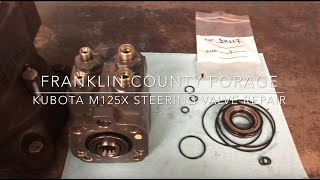 KUBOTA M125X Steering Valve Repair  Eaton CharLynn