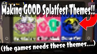 Making GOOD Splatfest Themes for Splatoon 3!!