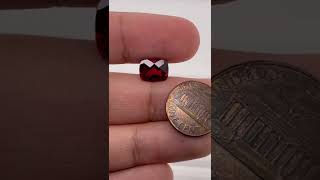 MS398322 - Lab Created Ruby 10x8mm Elongated Cushion Checkered Shape - AAA quality